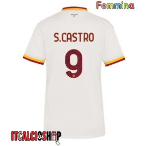 AS Roma Santiago Castro #9 Seconda Maglia Femmina 2026-27 Manica Corta